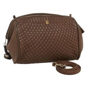 Pre Loved bally Women Brown Shoulder Bags